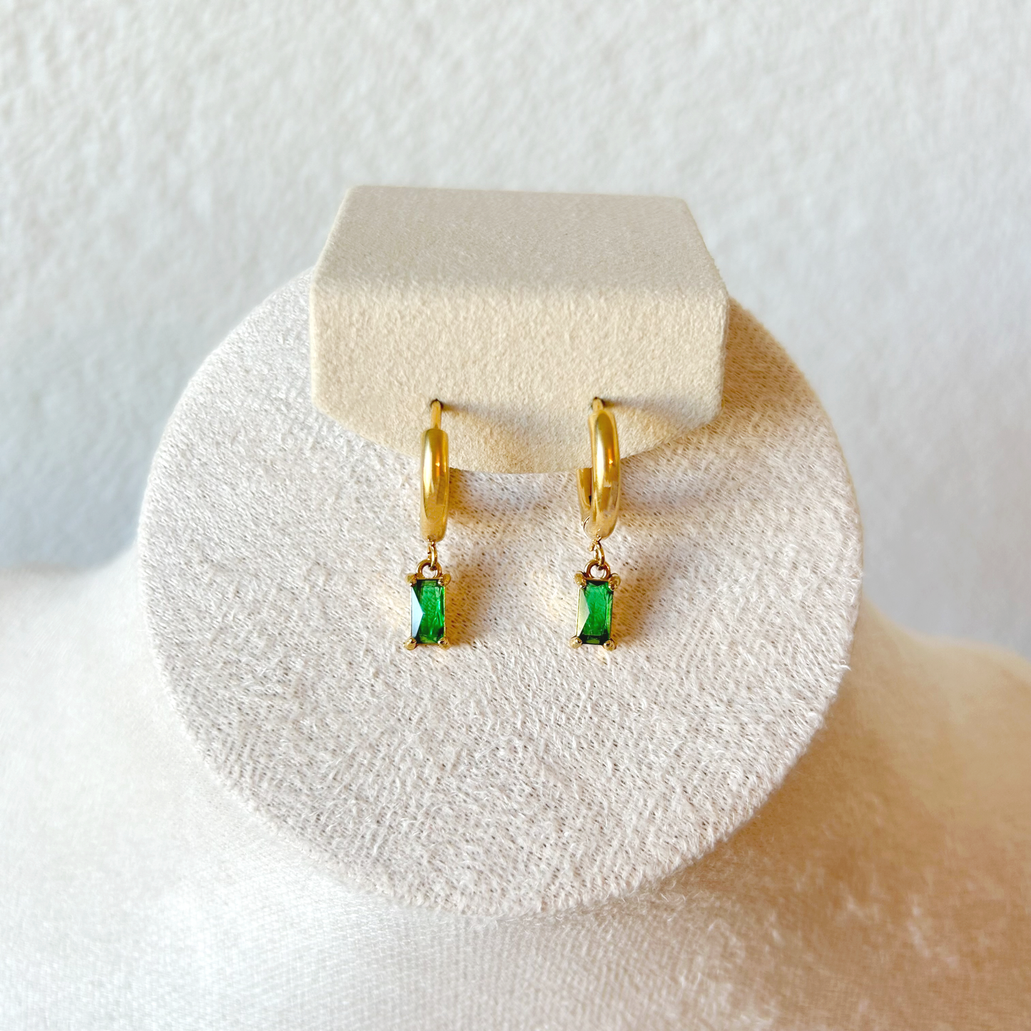 EMERALD Earrings – Gold 