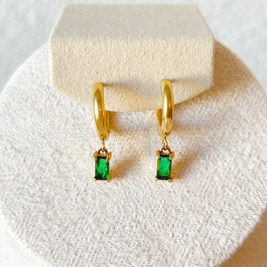 EMERALD Earrings – Gold 
