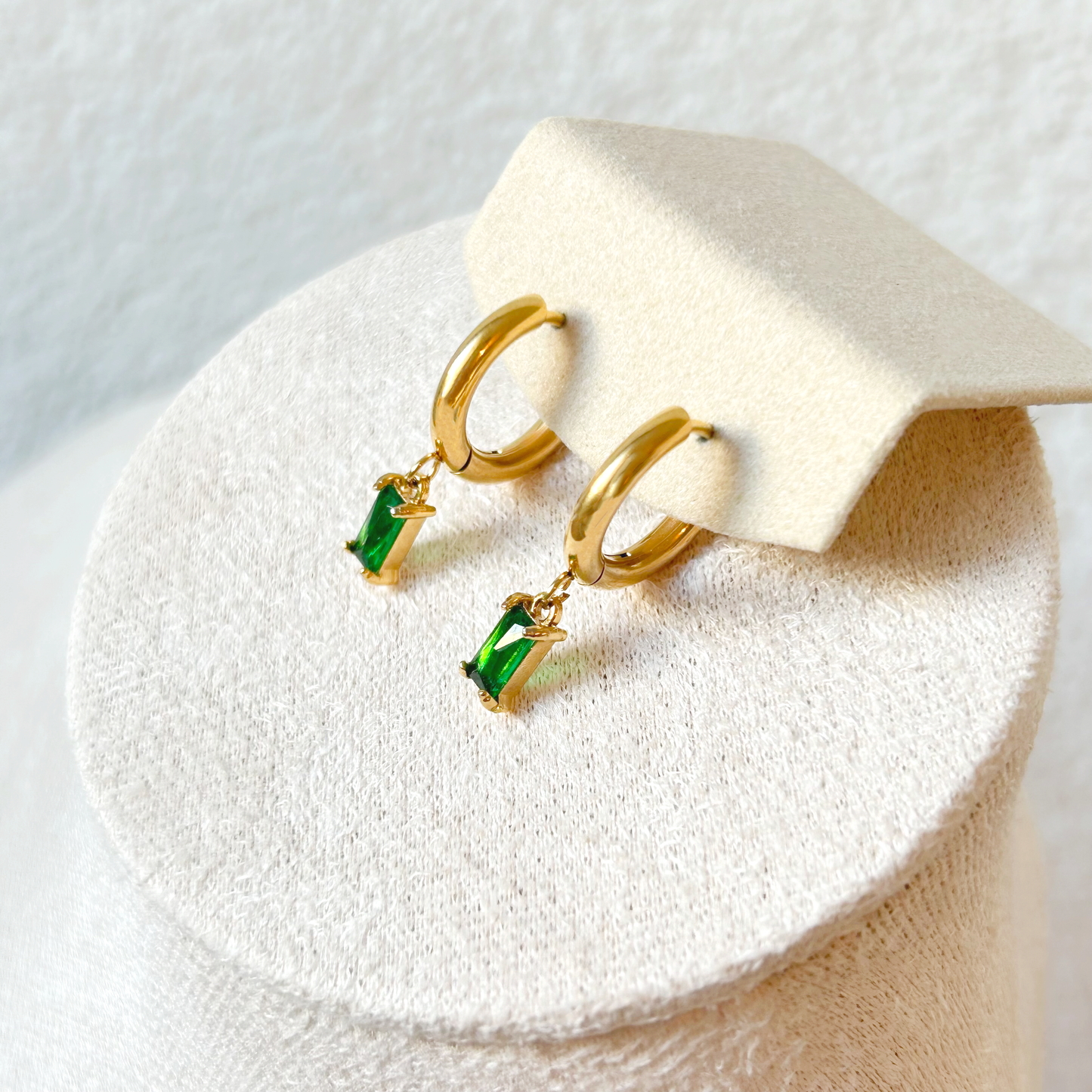 EMERALD Earrings – Gold 