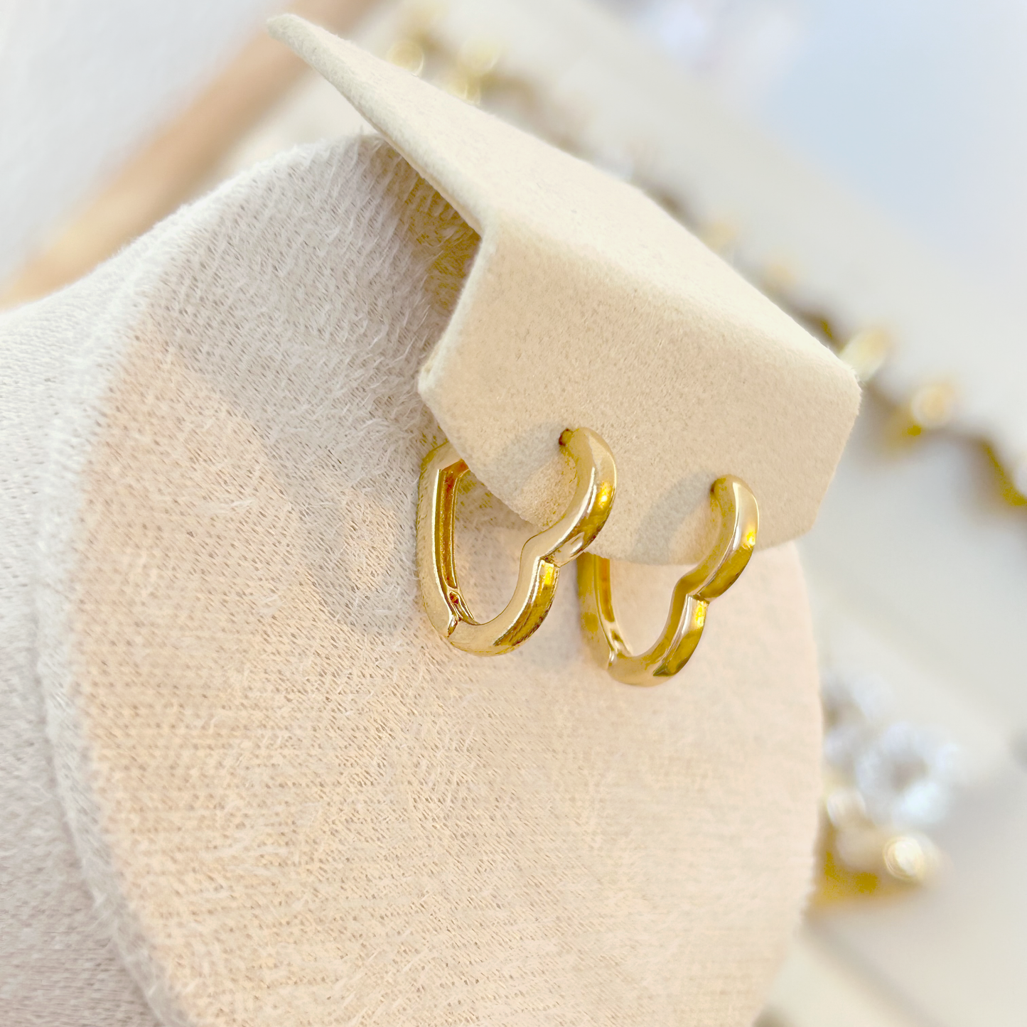 MINI HEART Hoops – Gold