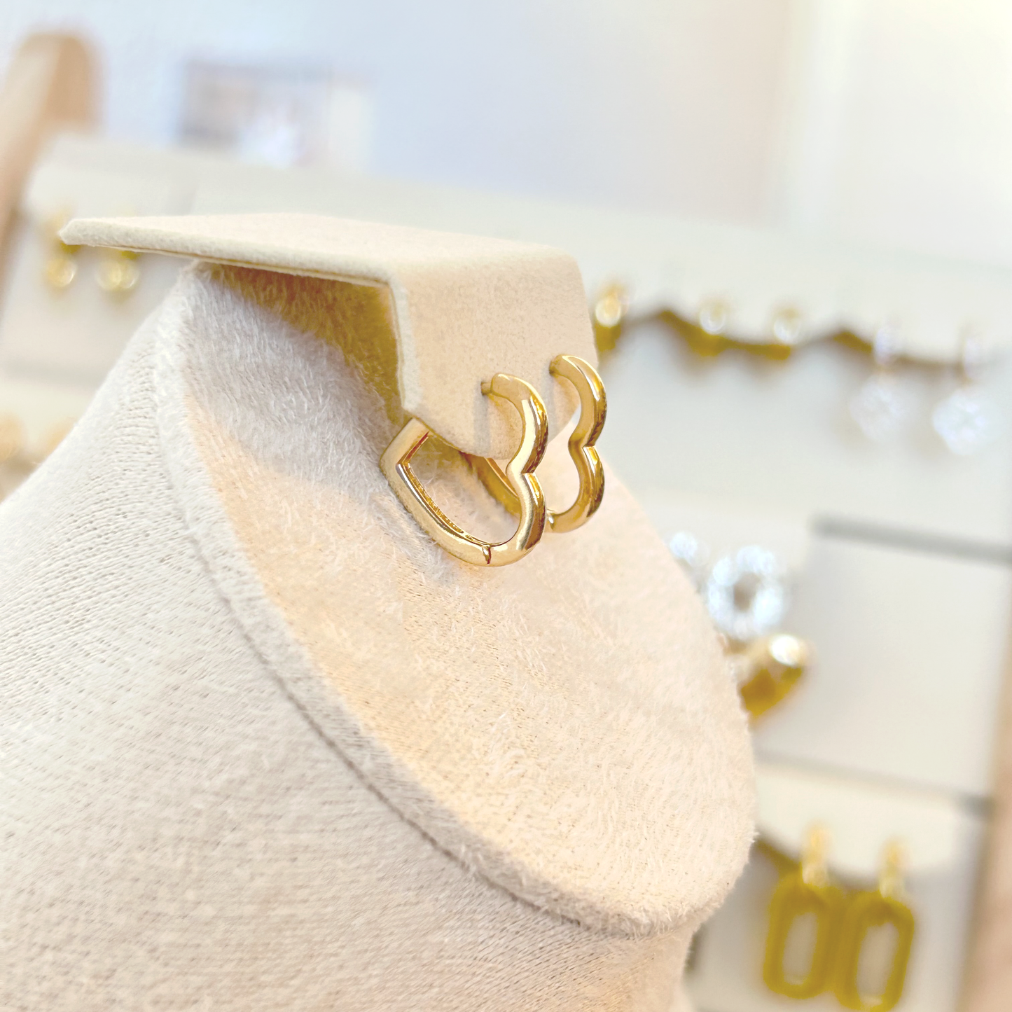 MINI HEART Hoops – Gold