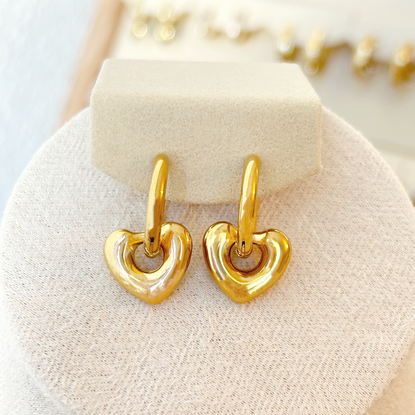 POP HEART Earrings – Gold 