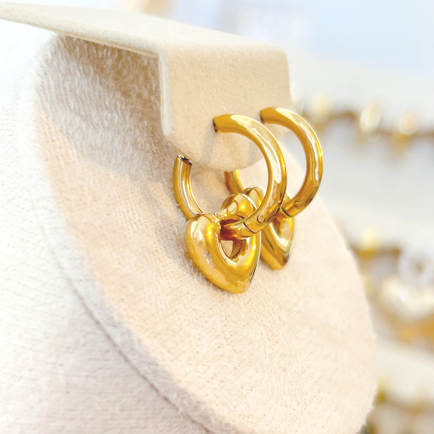 POP HEART Earrings – Gold 