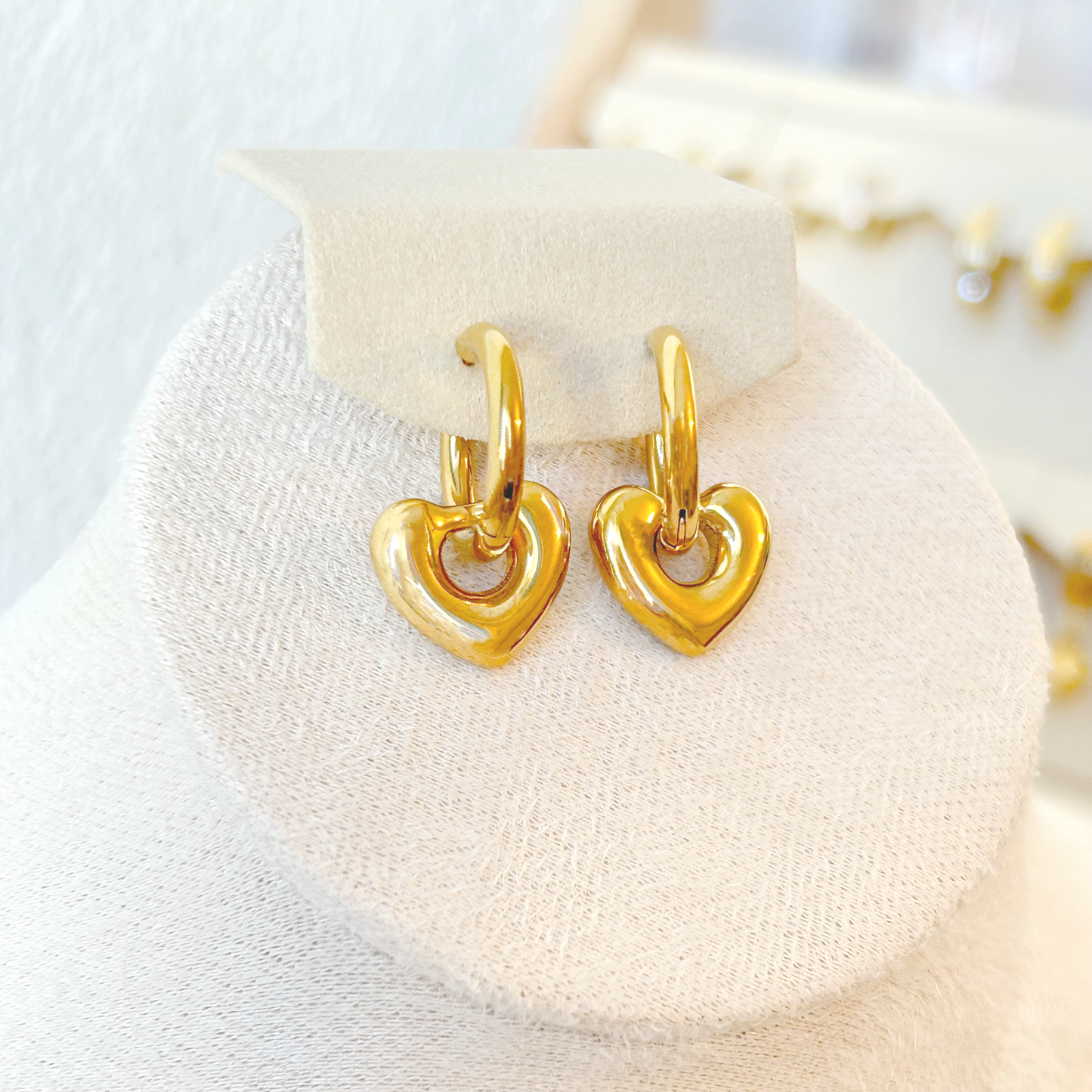 POP HEART Earrings – Gold 