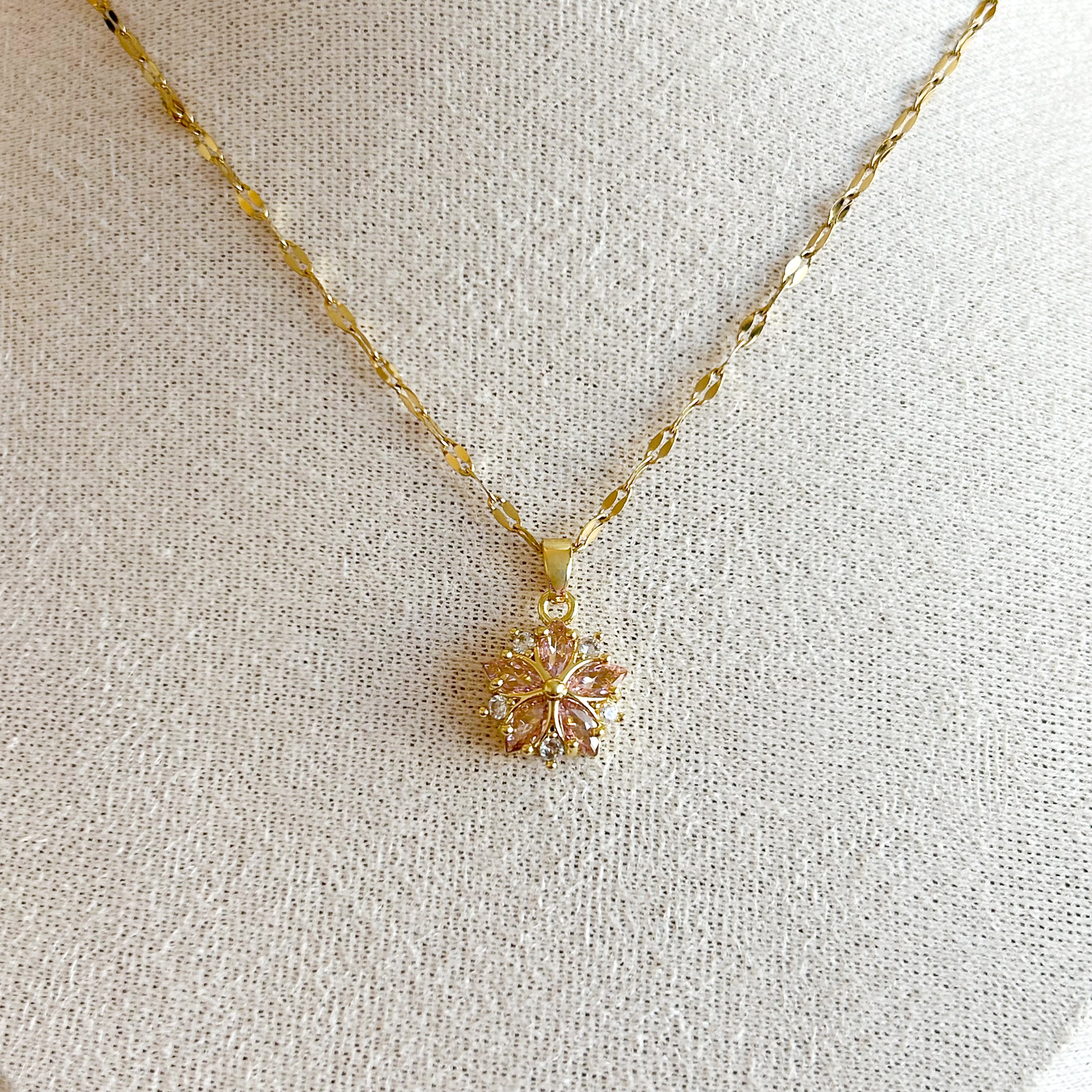 CHERRY BLOSSOM Necklace – Gold 