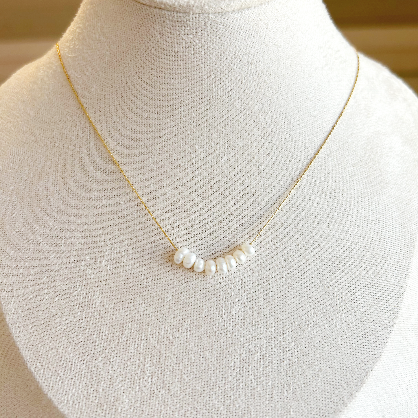 GLISSANDO PEARL Halskette – Gold