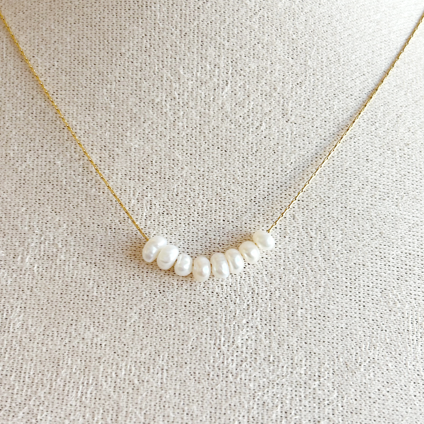 GLISSANDO PEARL Halskette – Gold