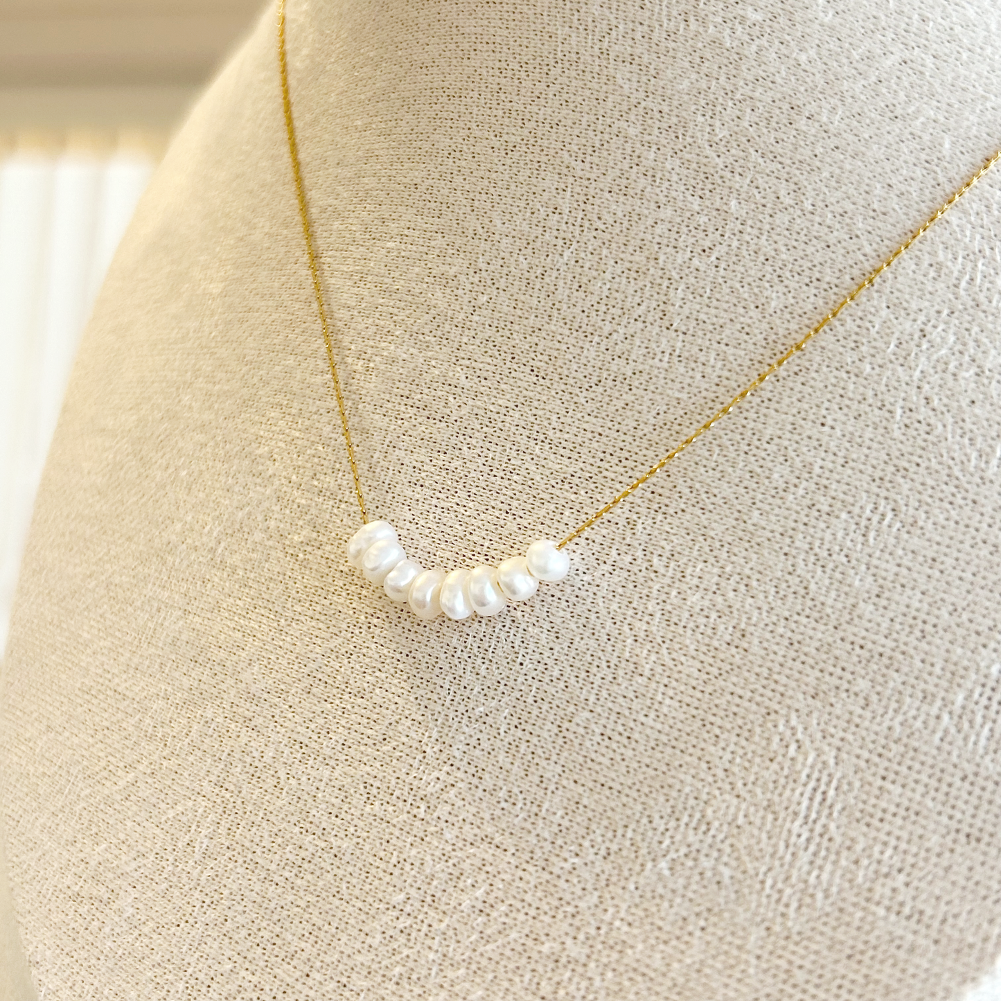 GLISSANDO PEARL Halskette – Gold