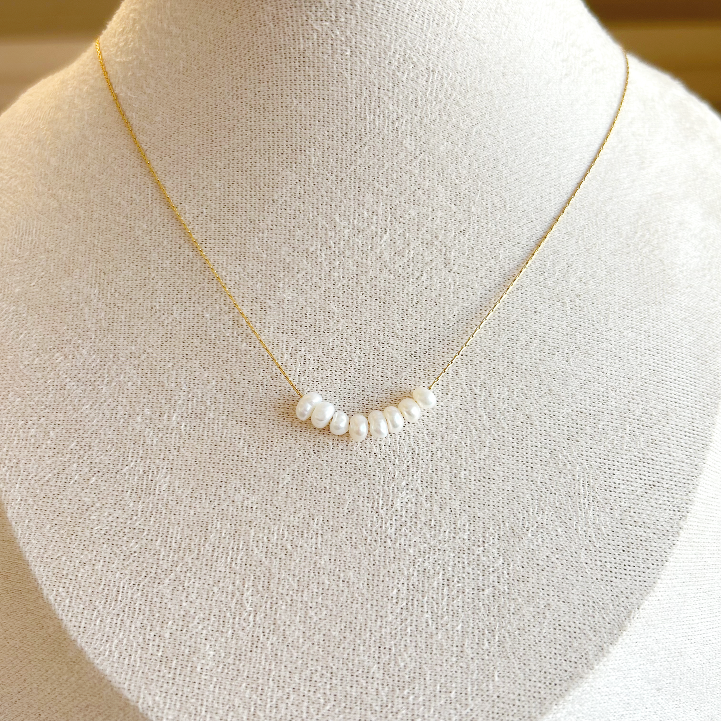 GLISSANDO PEARL Halskette – Gold