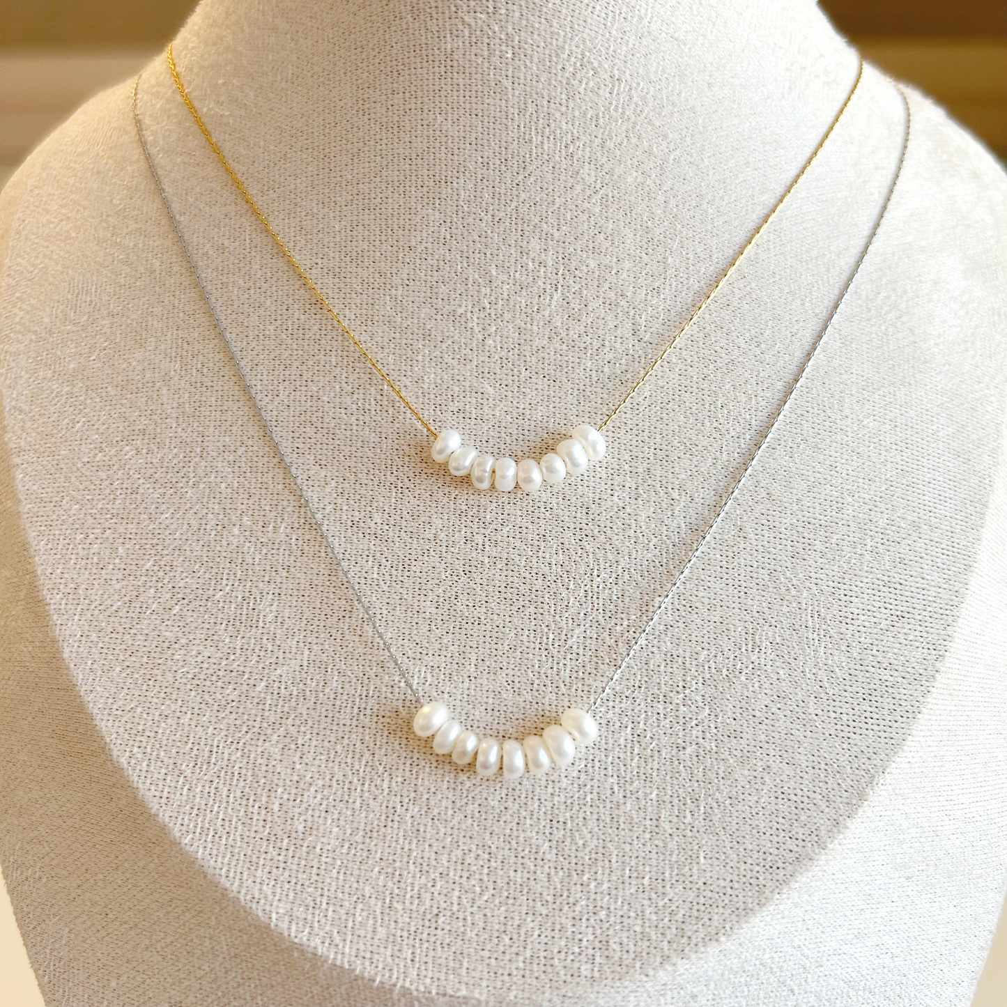 GLISSANDO PEARL Halskette – Silber