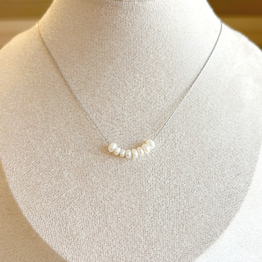 GLISSANDO PEARL Halskette – Silber