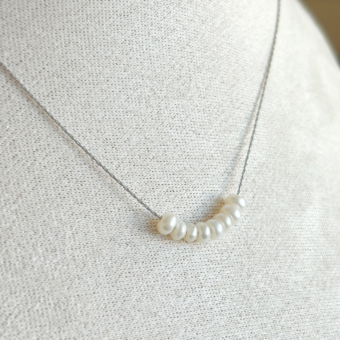 GLISSANDO PEARL Halskette – Silber