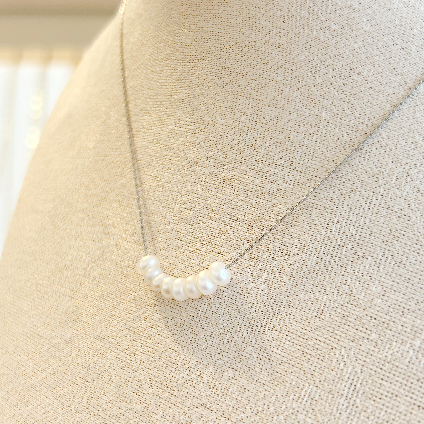 GLISSANDO PEARL Halskette – Silber