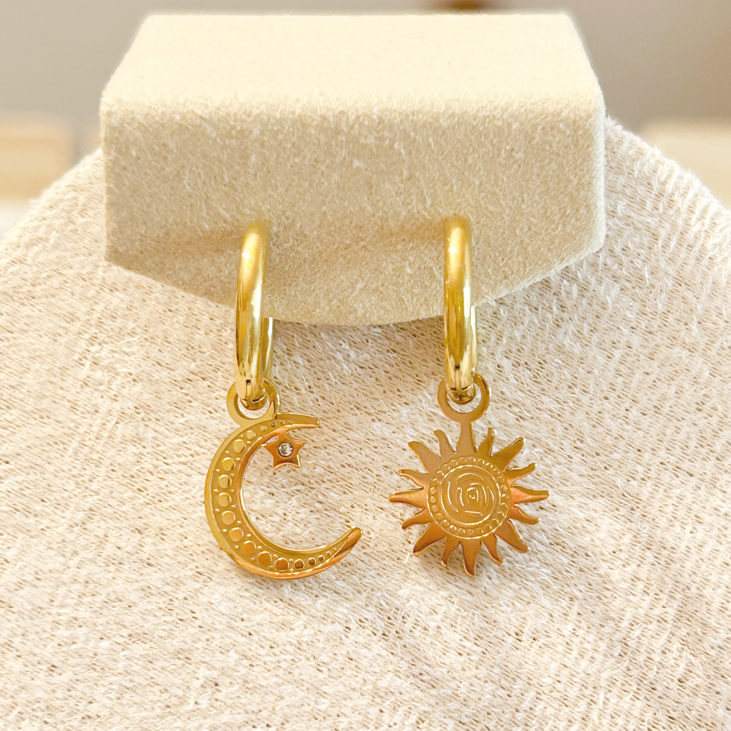 SOL &amp; LUNA Earrings – Gold