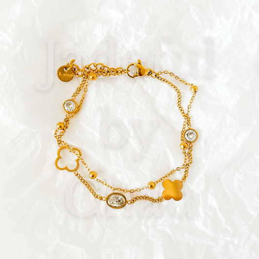 LUCKY GLEAM Armkette – Gold