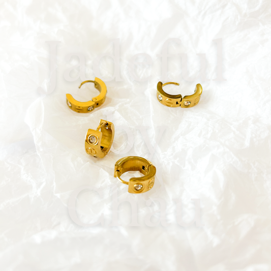 LUXE ÉCLAT Ohrringe – Gold