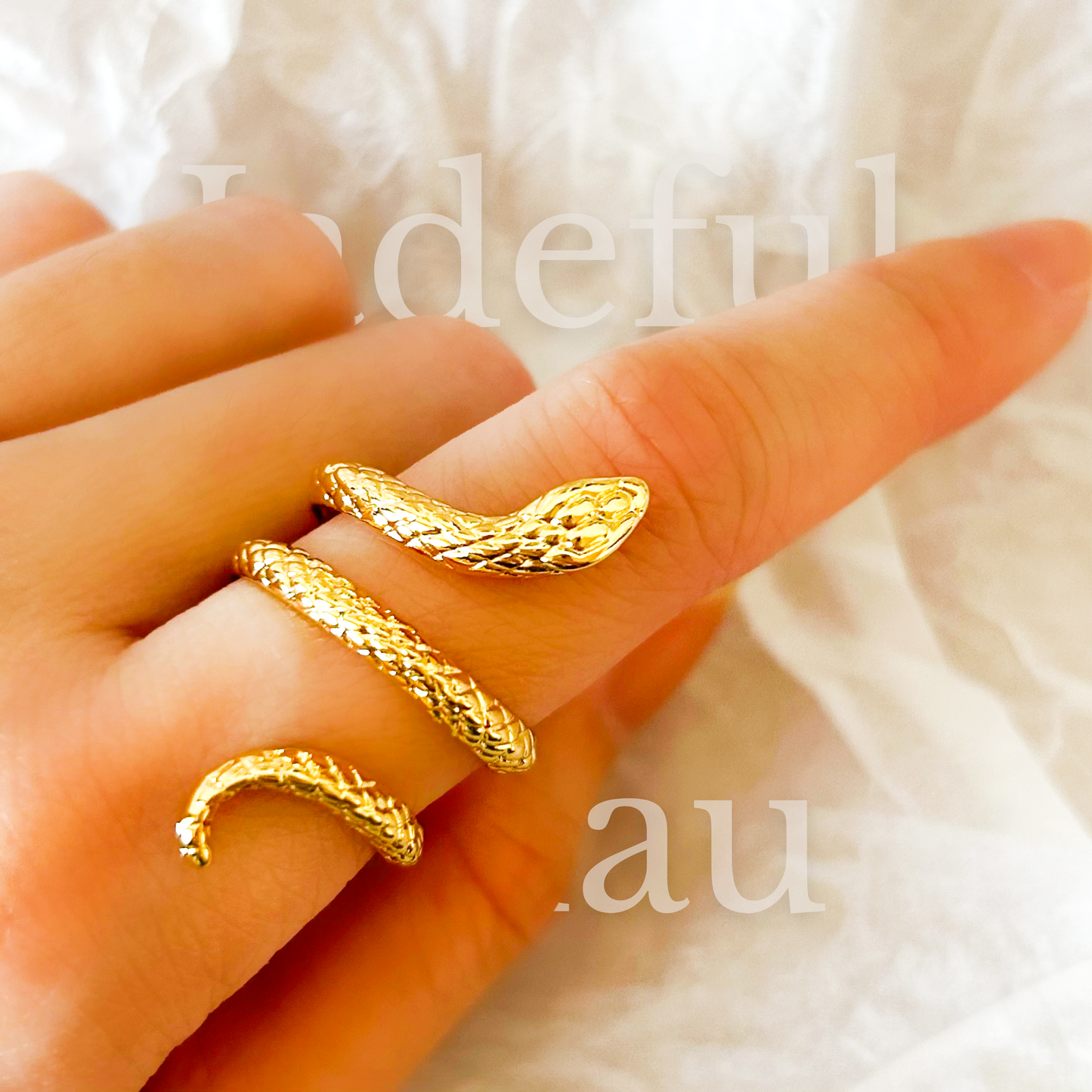 SNAKE Ring – Gold